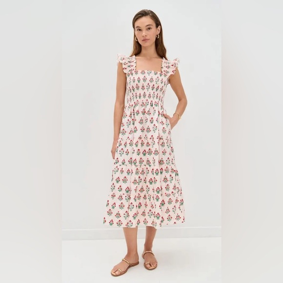 Hill House Ellie Nap Dress in Block Poppy - NWT - Picture 1 of 4